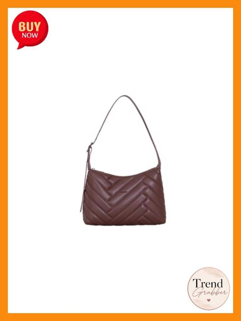 Faux Leather Chevron Embossed Adjustable Strap Crossbody Bag